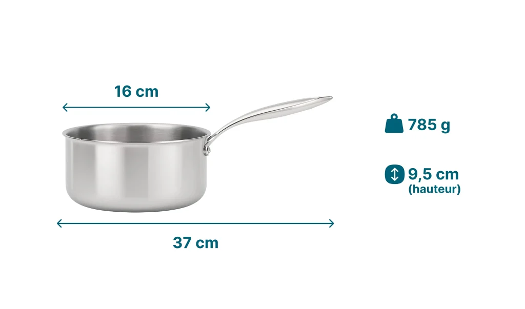 Dimensions la solo casserole Pranacook